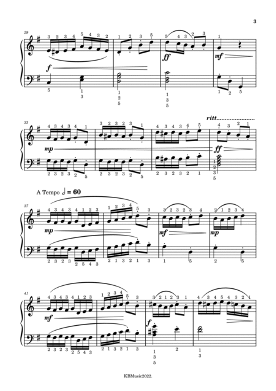 Sonatina in G Major Sonatina in G Major Part scores gallery preview page 5