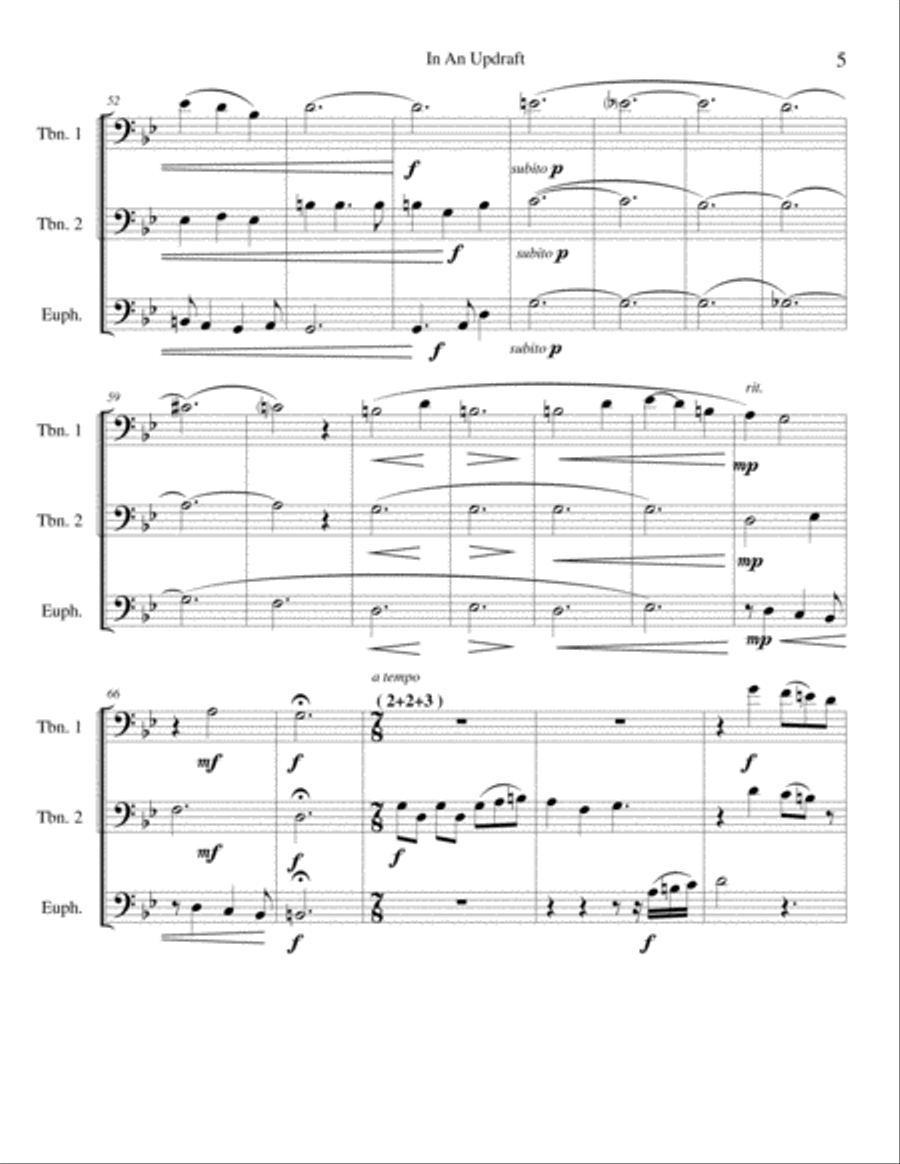 In an Updraft! Euphonium scores gallery preview page 6