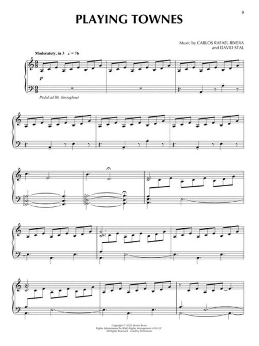 The Queen's Gambit Piano Solo scores gallery preview page 5