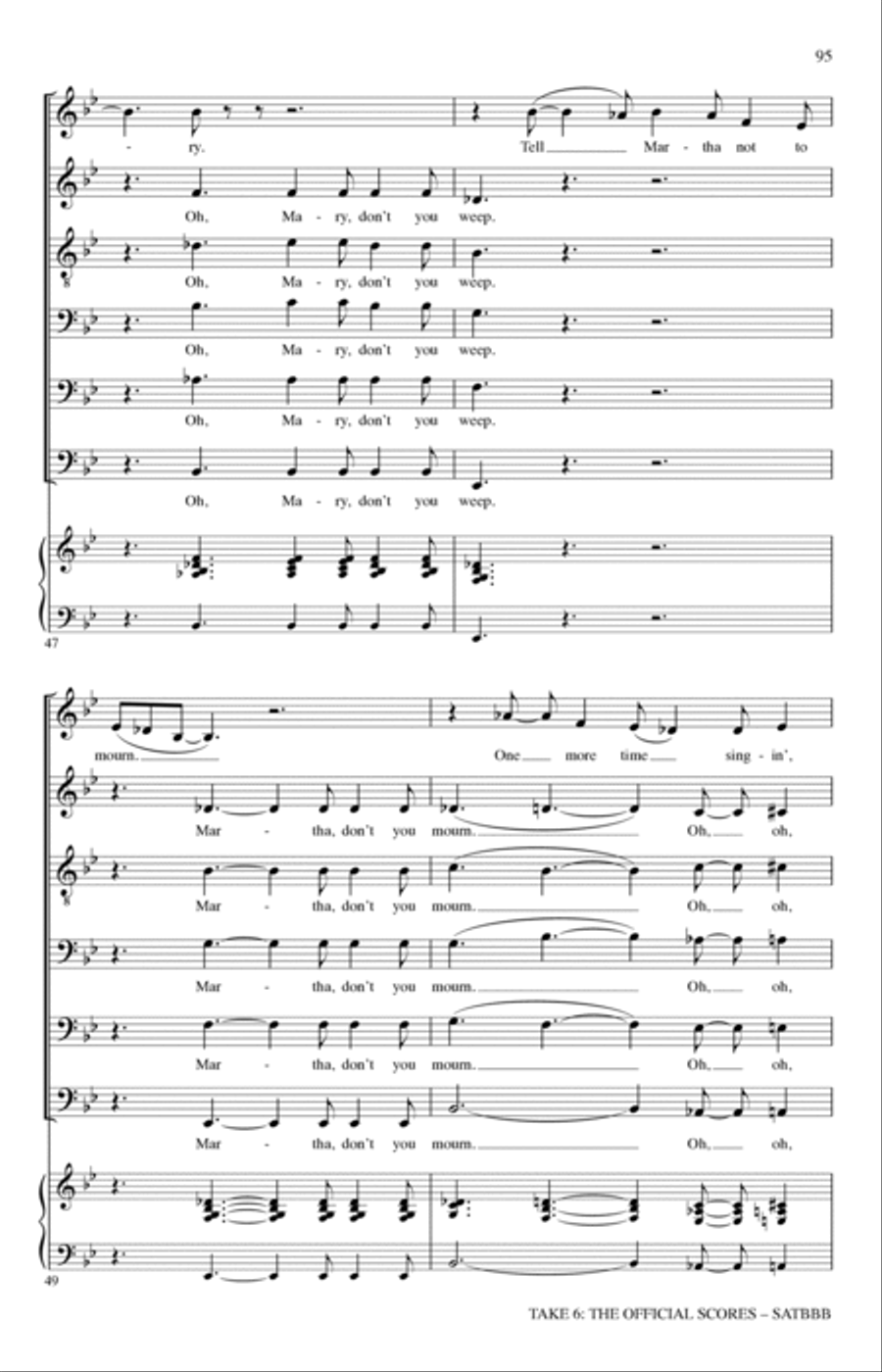 Mary A Cappella scores gallery preview page 13