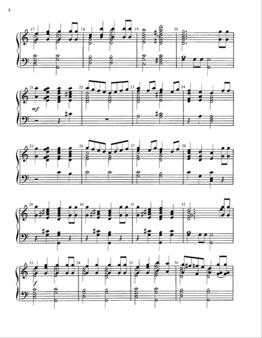 Parade of the Tin Soldiers 4-Octaves scores gallery preview page 5
