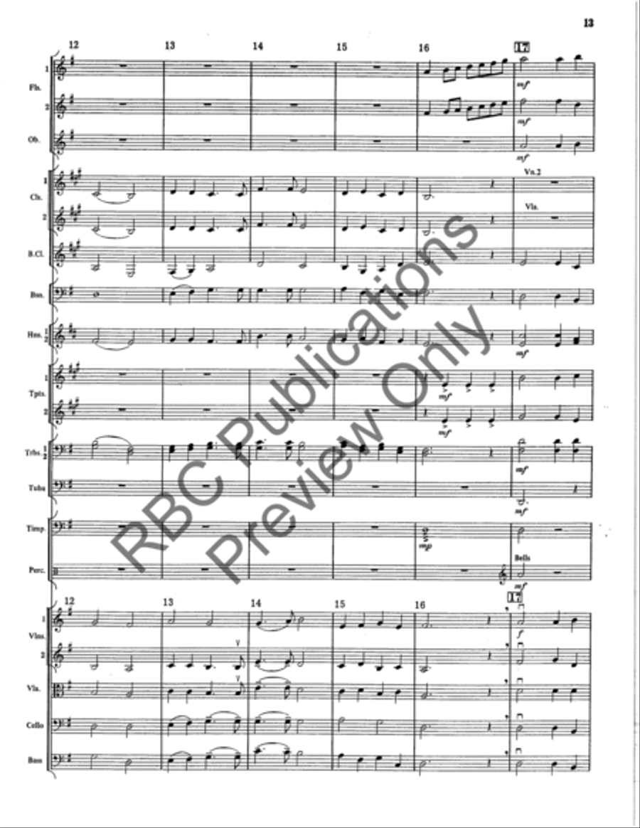 Gloria And Alleluia Gloria And Alleluia Full Orchestra scores gallery preview page 14