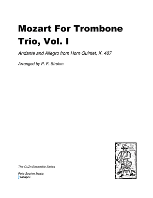 Mozart for Trombone Trio, Vol. I