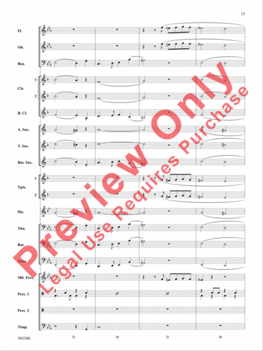 Zombie Rock Concert Band scores gallery preview page 16