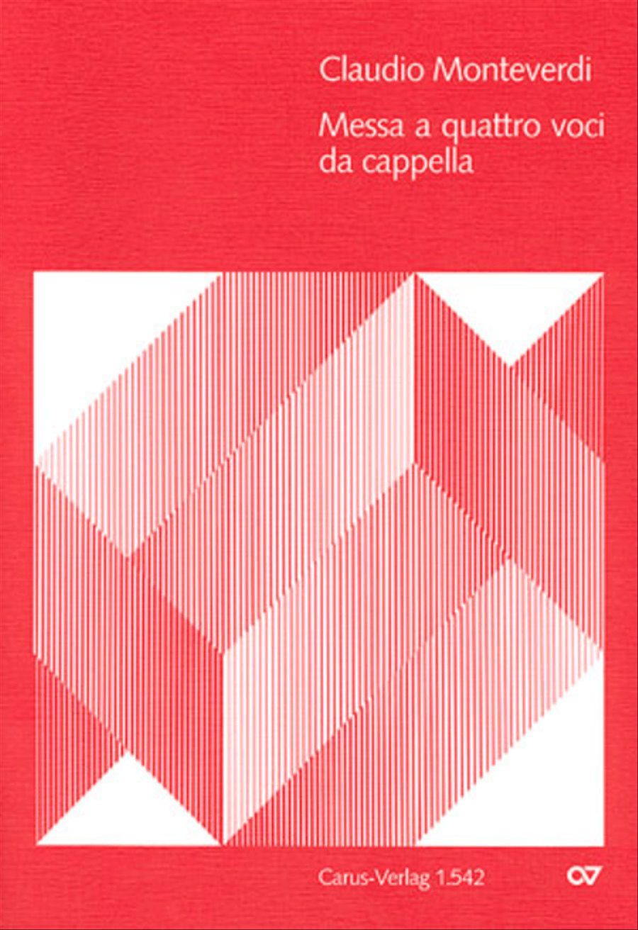 Messa a quattro voci da cappella 4-Part scores gallery preview page 1