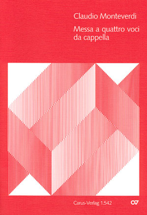 Book cover for Messa a quattro voci da cappella
