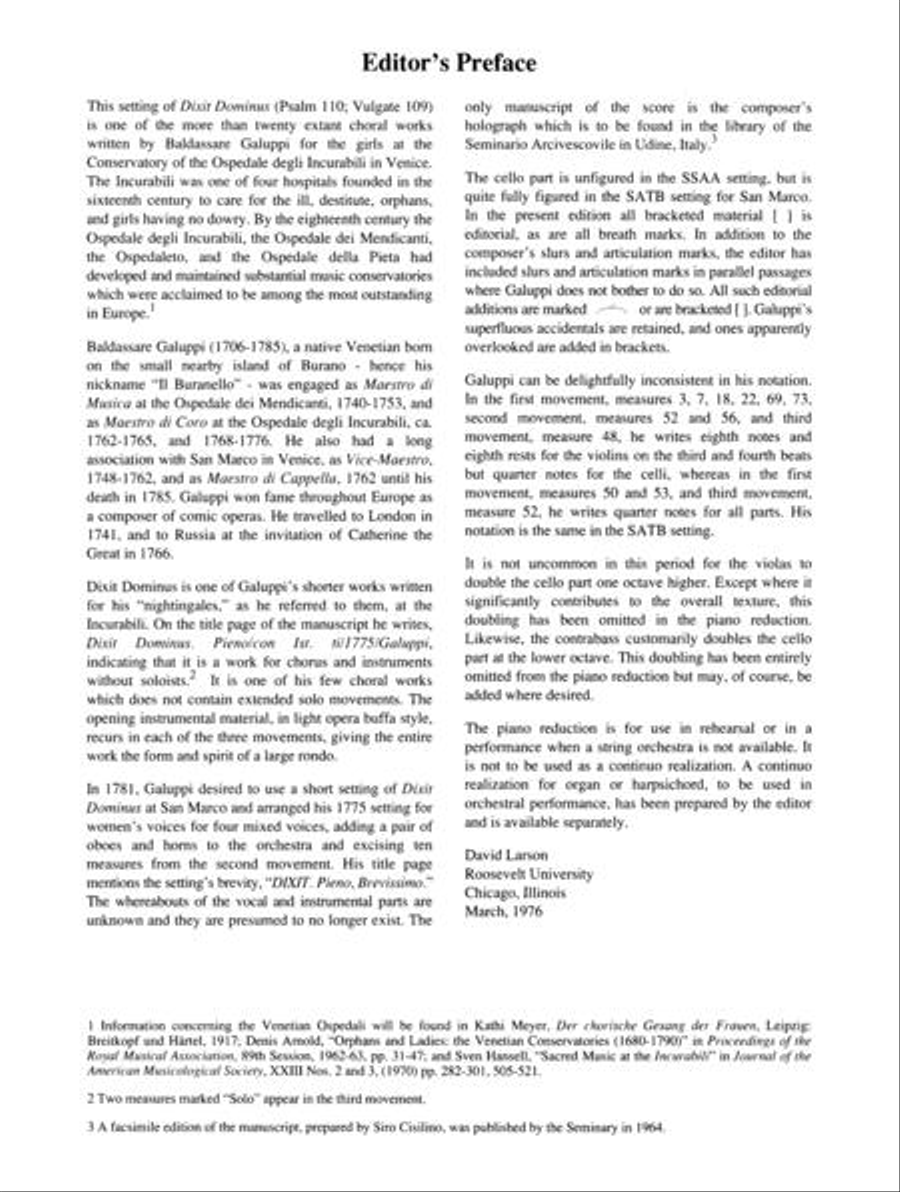 Dixit Dominus - Continuo Basso Continuo scores gallery preview page 4