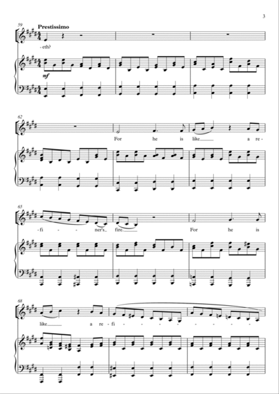 But Who May Abide - Messiah (C# Minor) Alto Voice scores gallery preview page 4