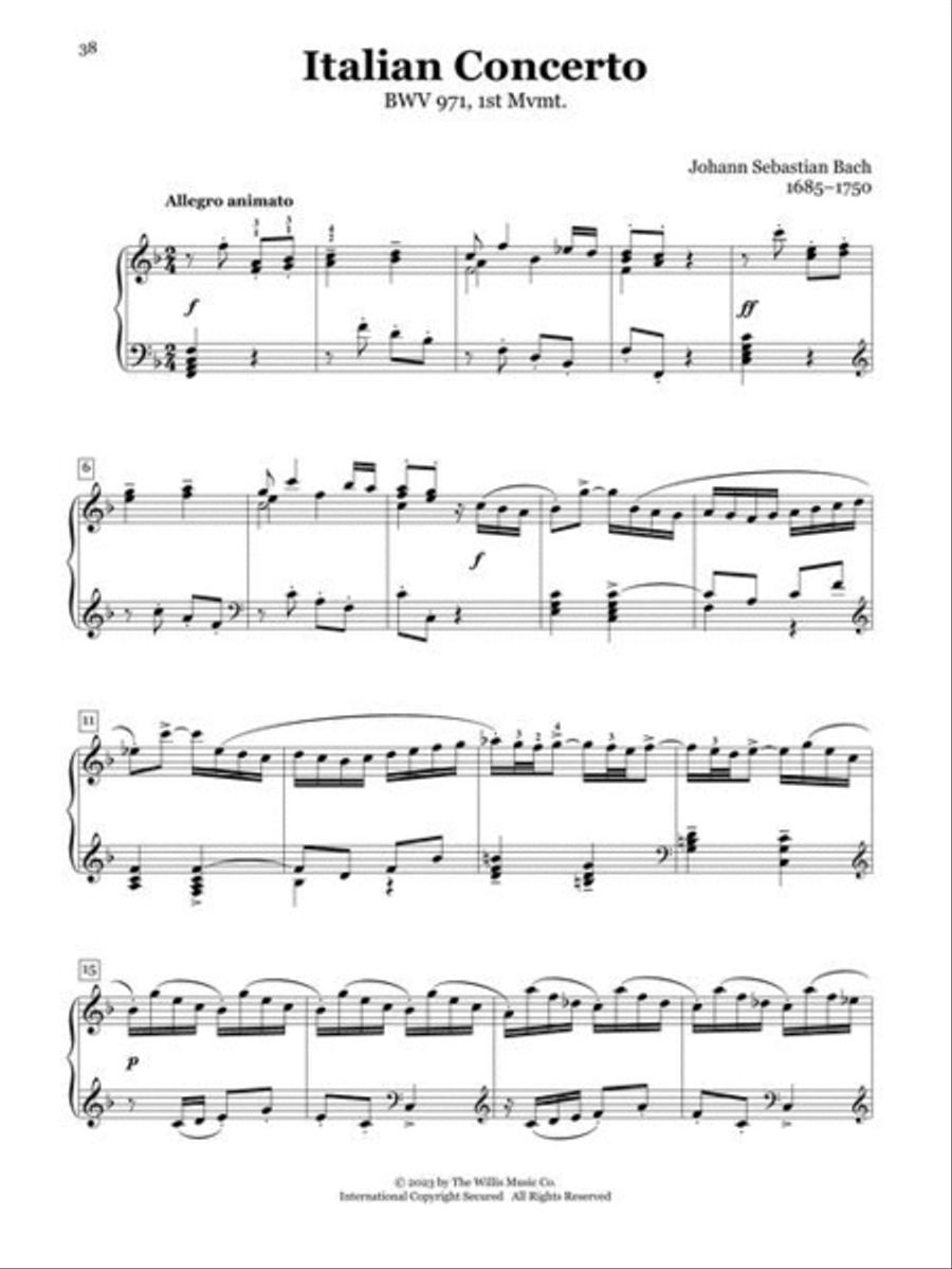 Masterpieces for the Modern Pianist Piano scores gallery preview page 6