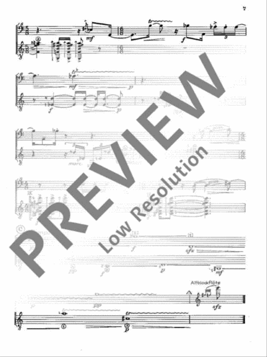 Musica da Camera Musica da Camera Alto Recorder scores gallery preview page 8