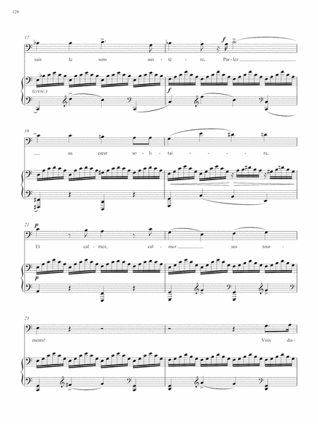 Op. 21, No. 5: Feuilles qui chuchotez from Songs of Gouvy, V2 (Downloadable)