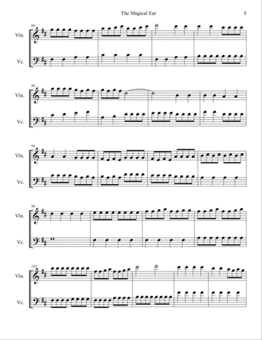 The Magical Ear Small Ensemble scores gallery preview page 5