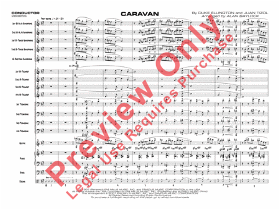 Caravan Caravan Jazz Ensemble scores gallery preview page 4