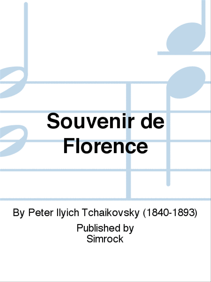 Souvenir De Florence Op.70 Set of Parts scores gallery preview page 1