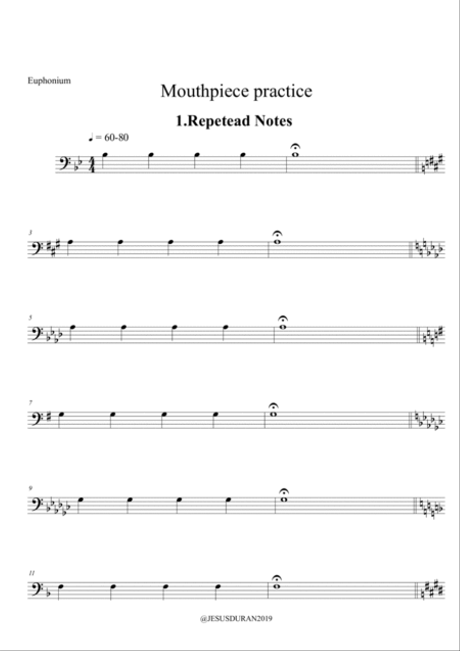 Brass Basics for euphonium Euphonium scores gallery preview page 4