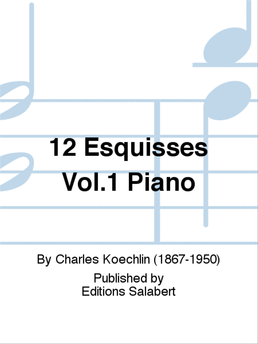12 Esquisses Vol.1 Piano Piano Solo scores gallery preview page 1