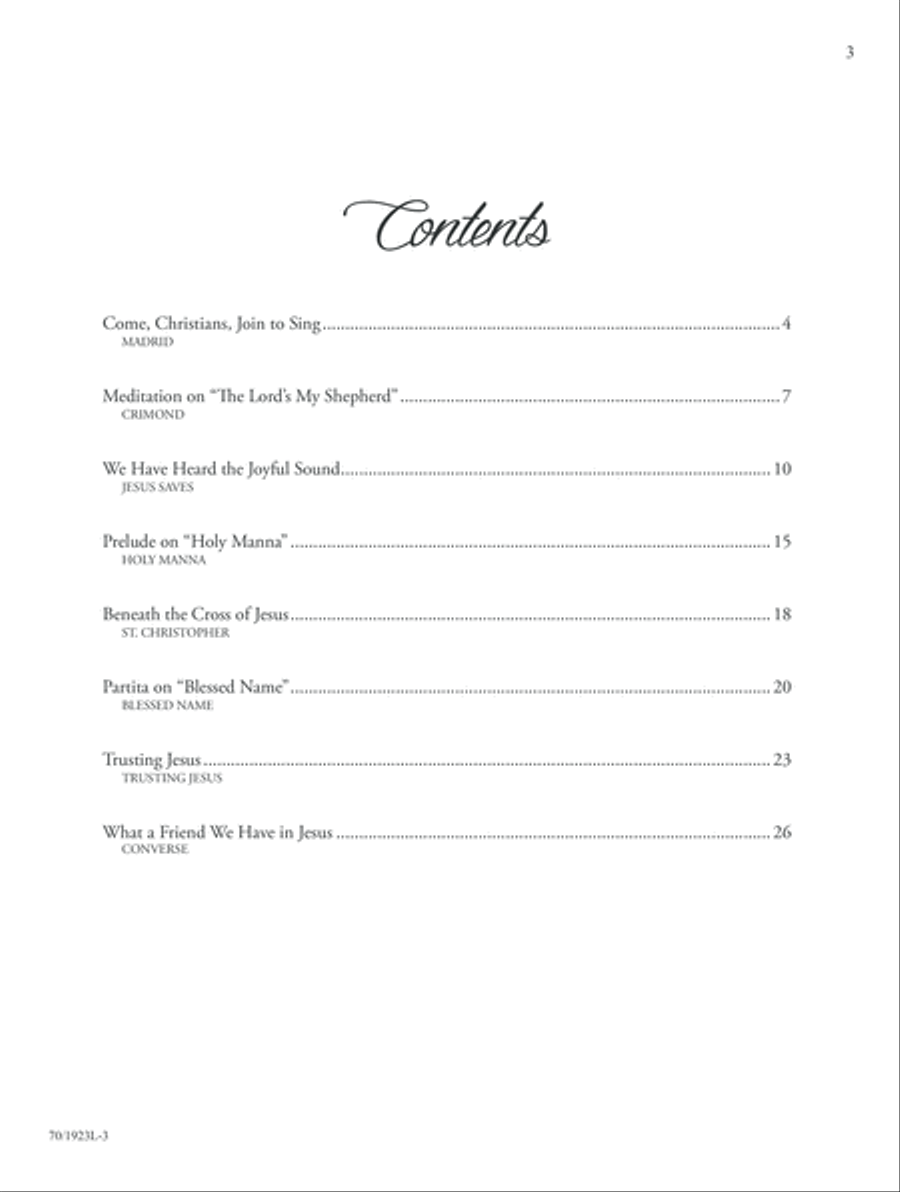 God Gave a Song (Digital Download) Organ scores gallery preview page 3