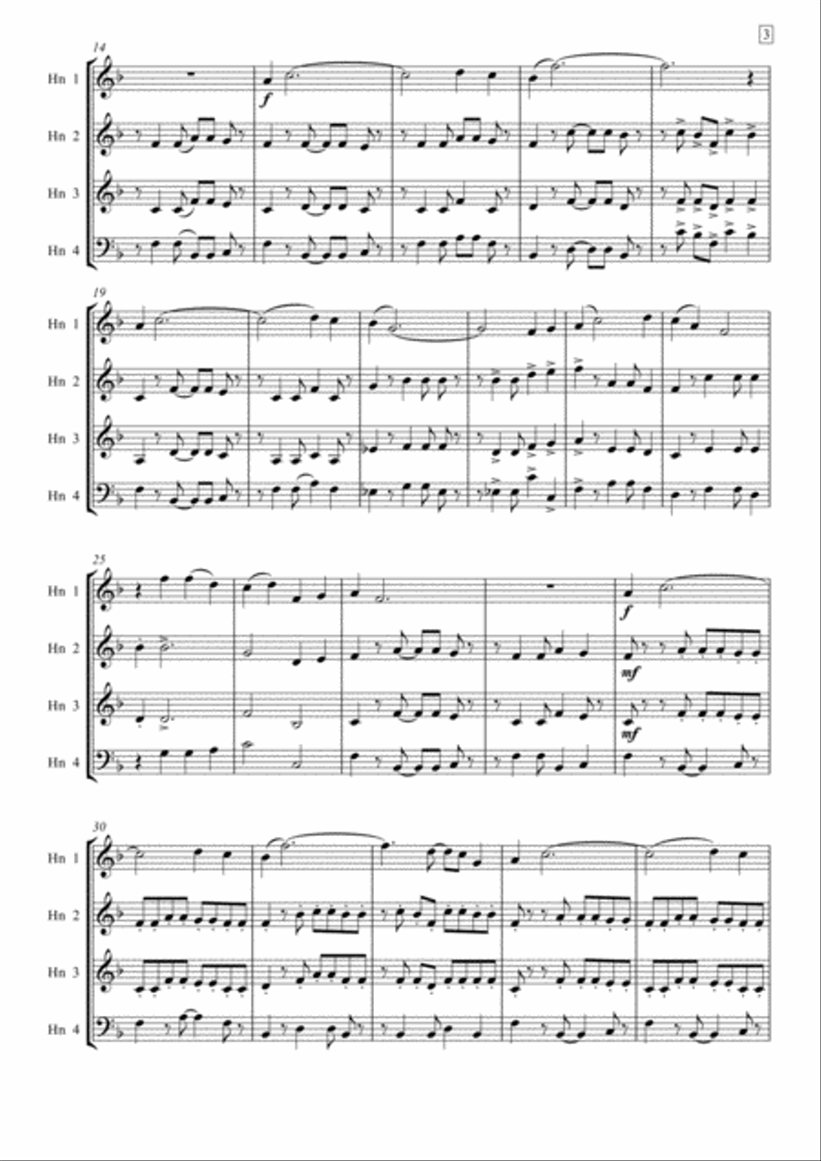 The Magnificent Seven The Magnificent Seven Brass Ensemble scores gallery preview page 3