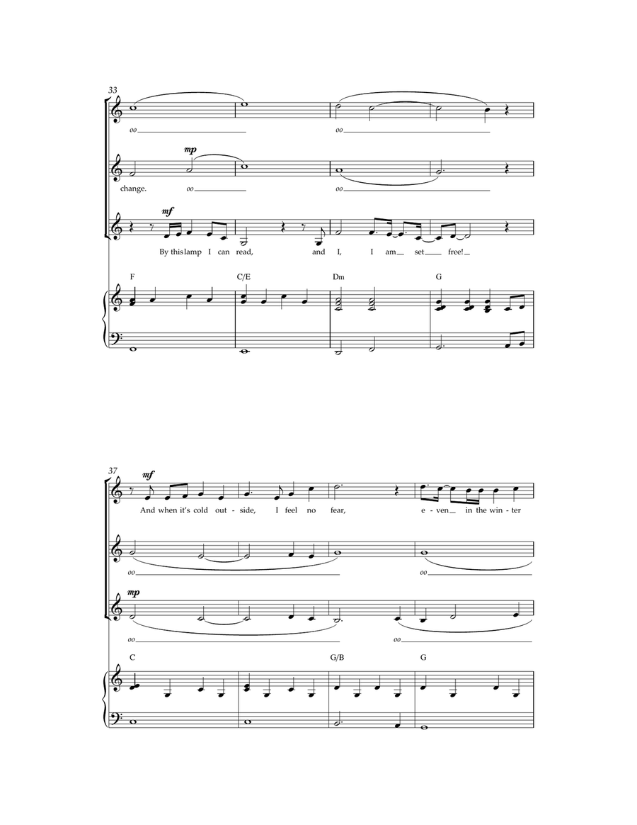 My House ('From Matilda The Musical') Choir scores gallery preview page 5