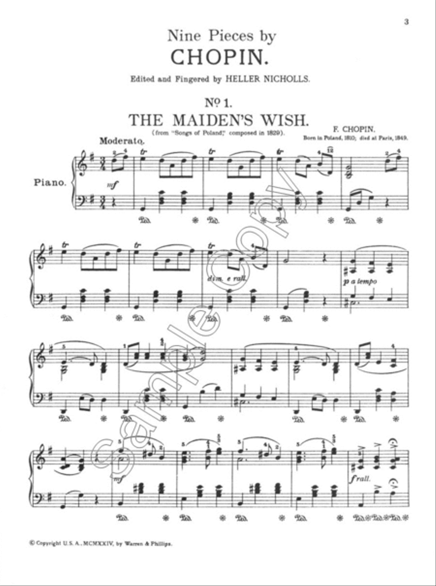 Chopin - Silhouette Series Piano Solo scores gallery preview page 2