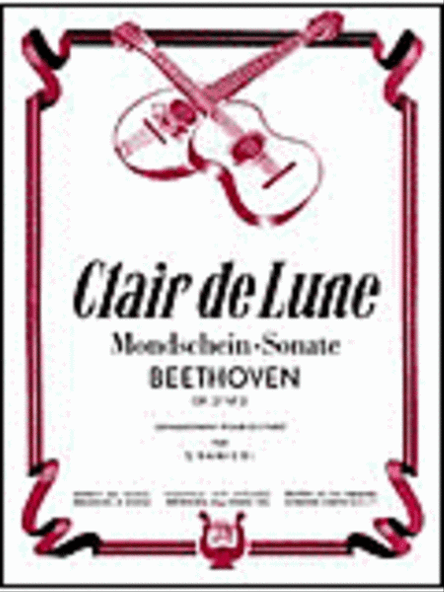 Moonlight Sonata Op. 27/2 Movt 1 Acoustic Guitar scores gallery preview page 1