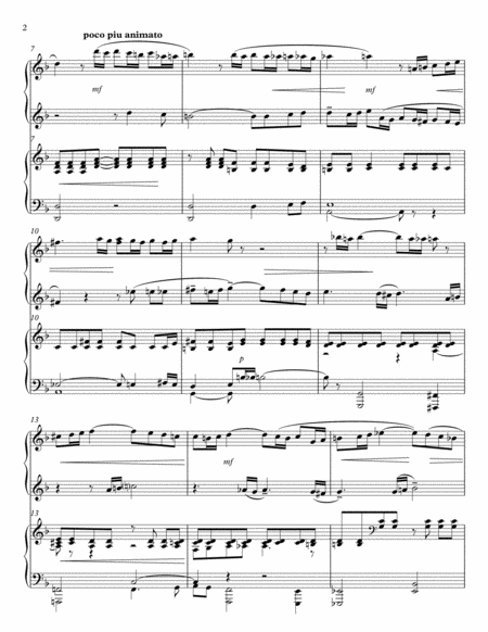 Rachmaninoff - Vocalise, Piano Duet - arranged for the Intermediate Pianist