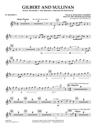 Gilbert And Sullivan (arr. Ted Ricketts) - F Horn 1 & 2