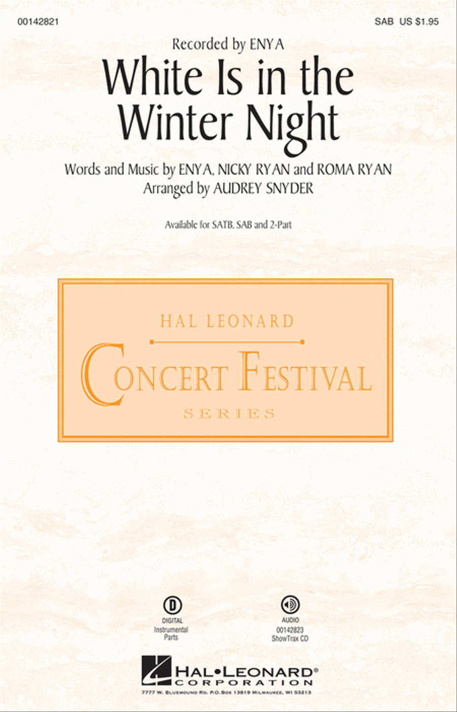 White Is in the Winter Night 3-Part scores gallery preview page 1