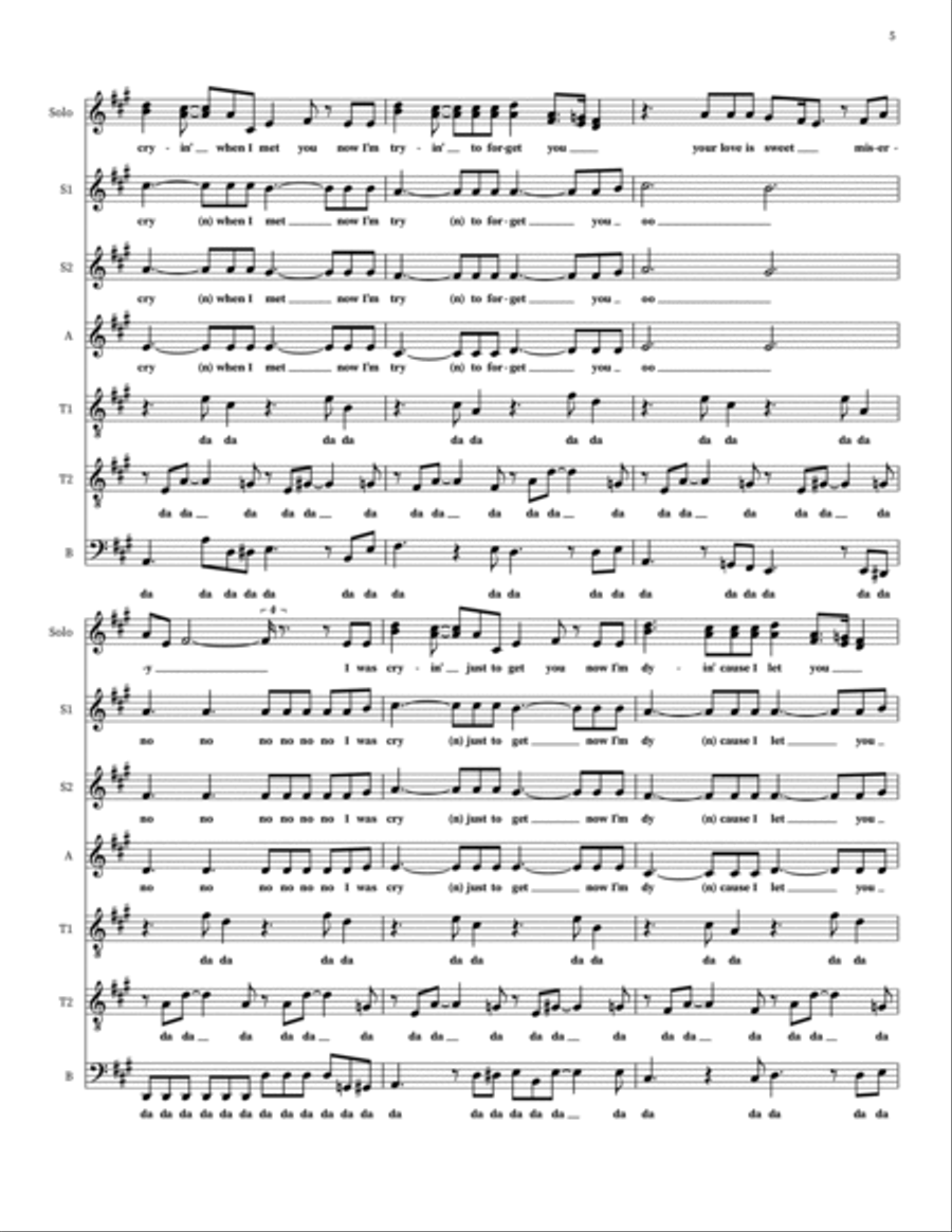 Cryin' Choir scores gallery preview page 5
