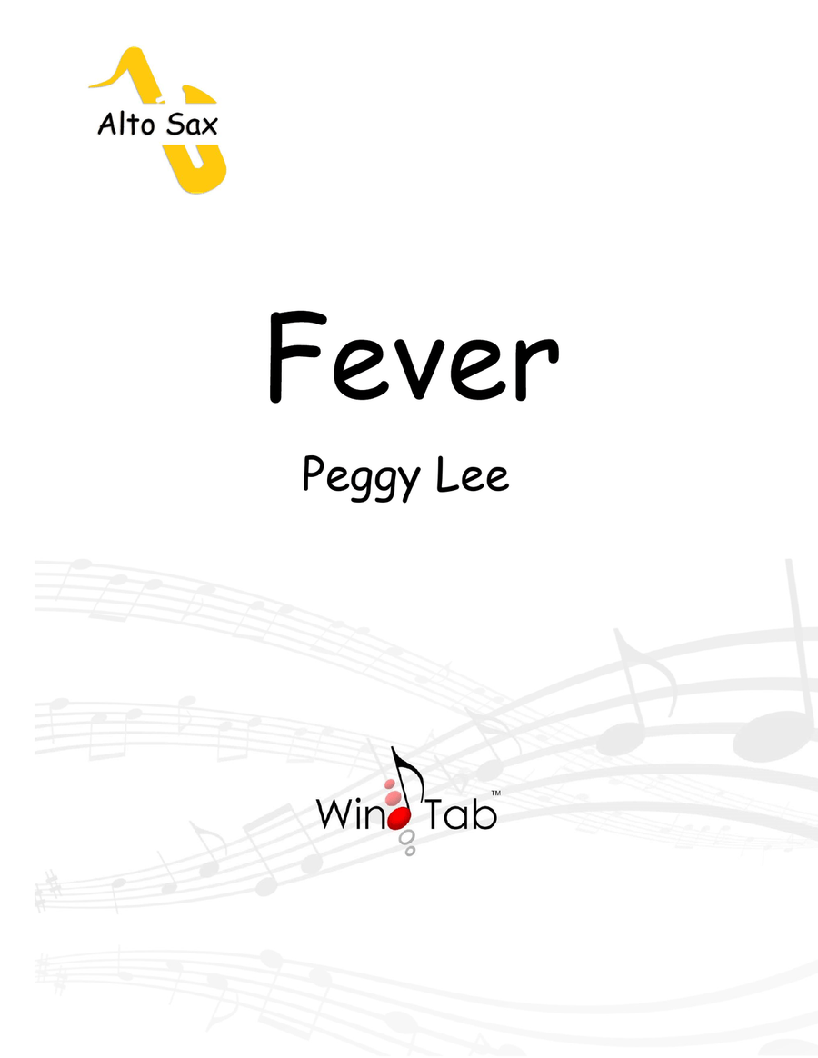 Fever Alto Saxophone scores gallery preview page 1