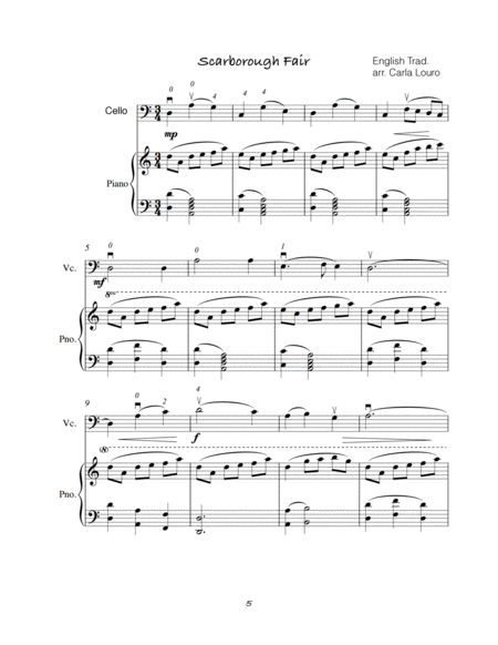 Easy Classics for Cello - Piano accompaniments image number null