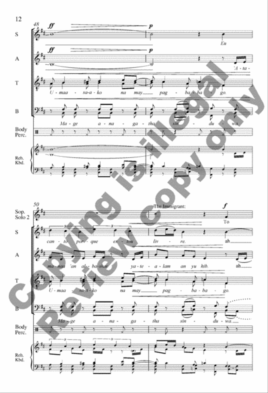 America Will Be! Divisi scores gallery preview page 12