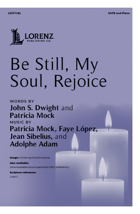 Book cover for Be Still, My Soul, Rejoice