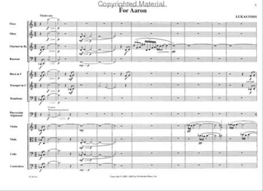For Aaron Bassoon scores gallery preview page 2