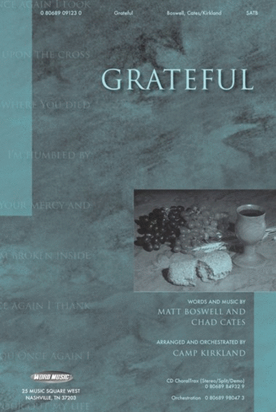 Grateful - CD ChoralTrax