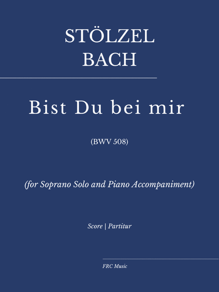 Bist Du bei mir (for Soprano Solo and Piano Accompaniment) image number null