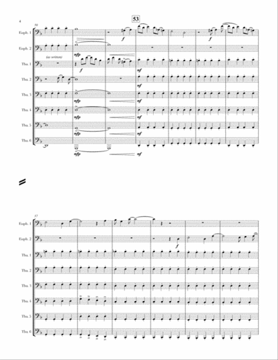 Martha My Dear Brass Ensemble scores gallery preview page 4