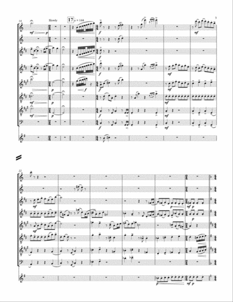 Belle Woodwind Quintet scores gallery preview page 3
