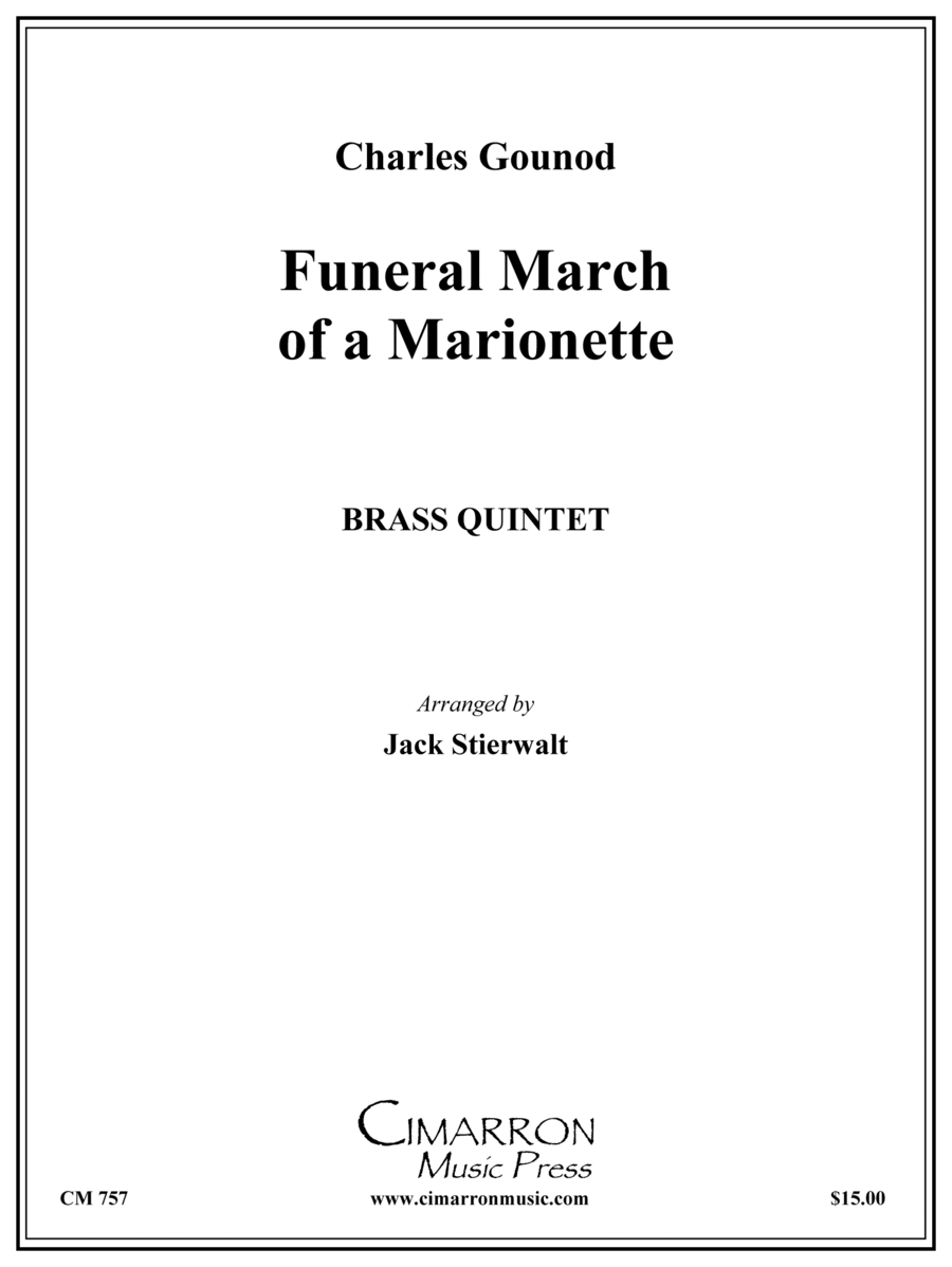 March of a Marionette Brass Quintet scores gallery preview page 1