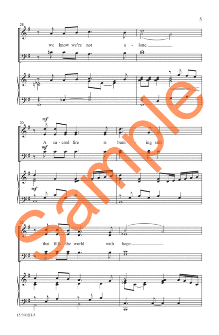 Snow Angels Snow Angels 4-Part scores gallery preview page 6