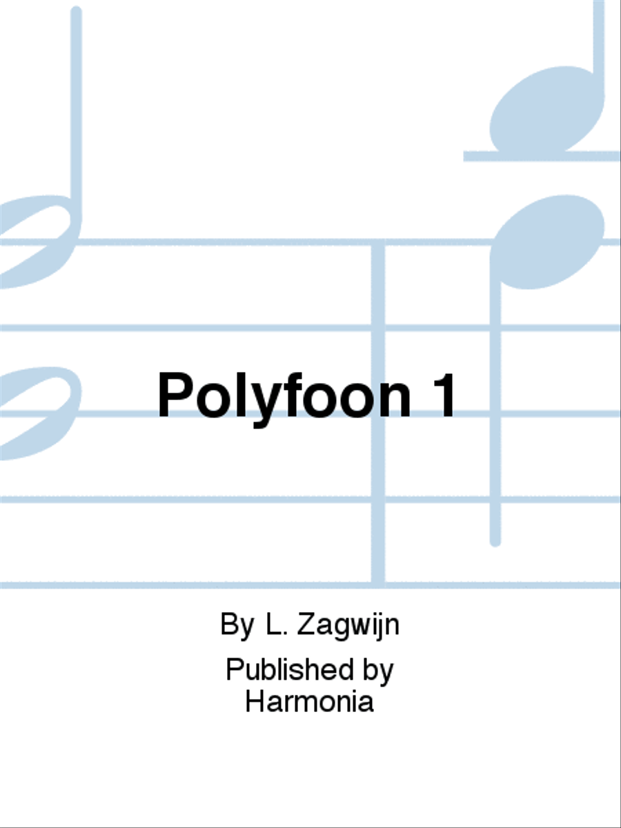 Polyfoon 1 Organ scores gallery preview page 1