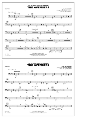 Book cover for The Avengers - Timpani