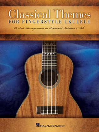 Book cover for Classical Themes for Fingerstyle Ukulele