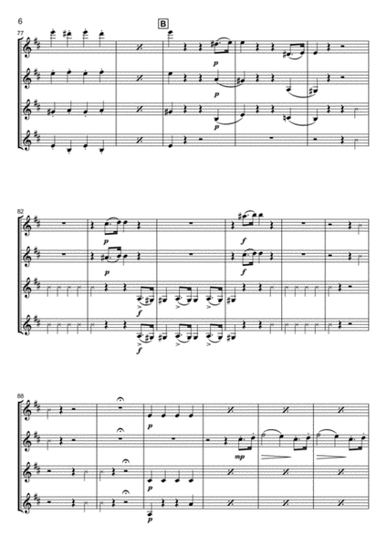 IL SIGNOR BRUSCHINO (Overture) - Gioachino Rossini | Clarinet Quartet image number null
