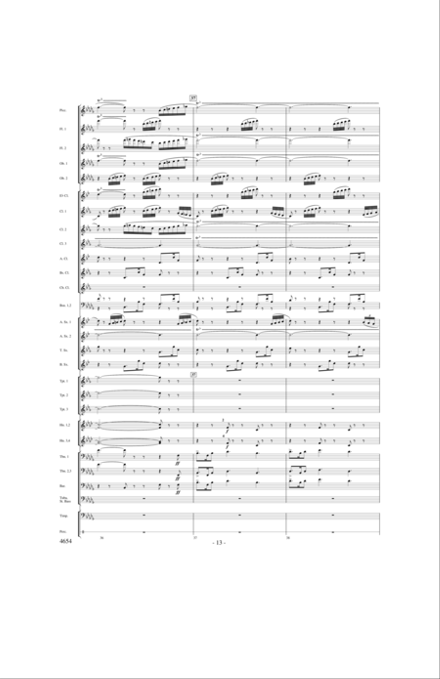 Ride of the Valkyries Concert Band scores gallery preview page 12