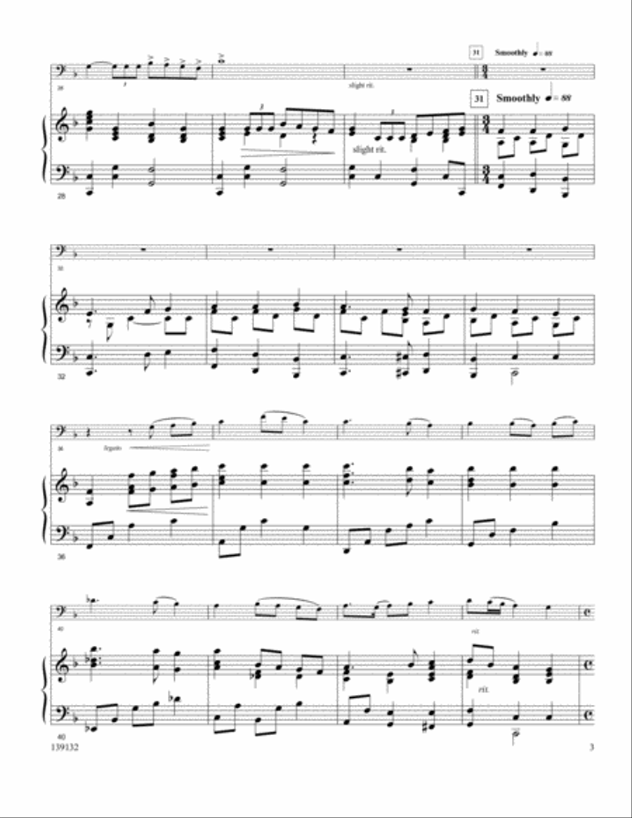Patriotic Medley Piano Accompaniment scores gallery preview page 3