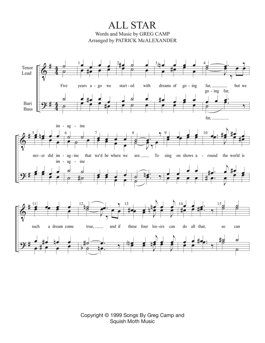 All Star Small Ensemble scores gallery preview page 1