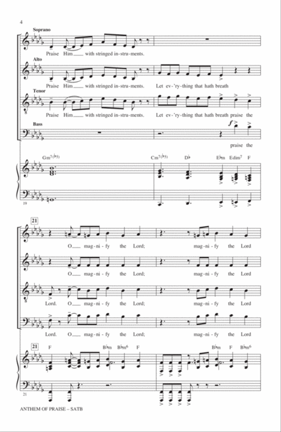Anthem Of Praise 4-Part scores gallery preview page 3