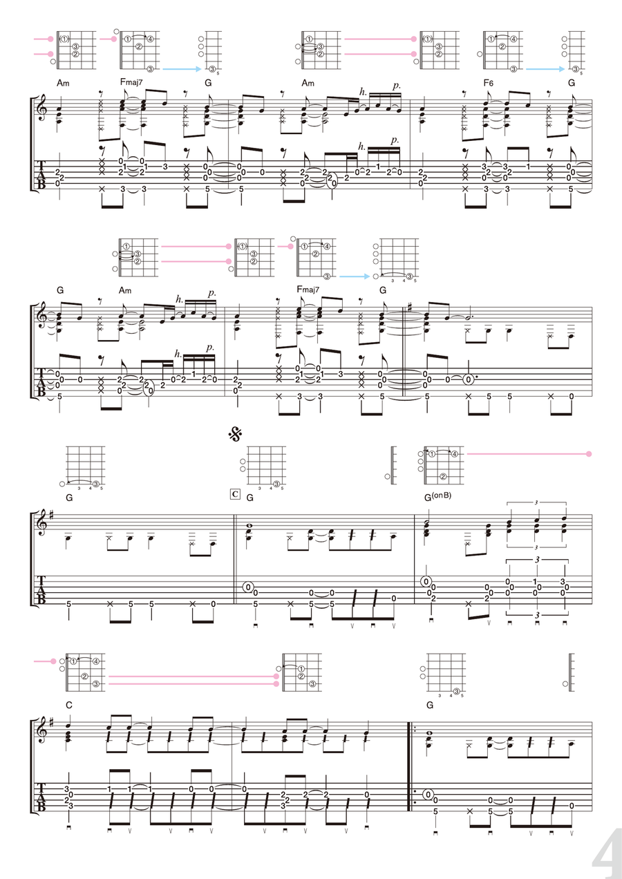 Layla Acoustic Guitar scores gallery preview page 4