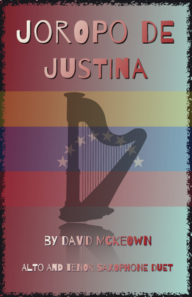 Joropo de Justina, for Alto and Tenor Saxophone Duet